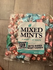 Hospitality Mints Mixed Mints Variety Assorted Bite-Sized Candy 16oz Bag 125+Pcs