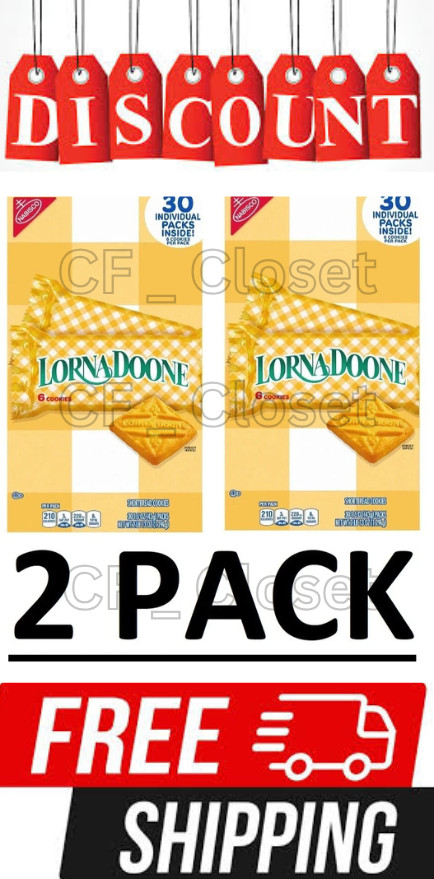 2 Packs – Lorna Doone Shortbread Cookies, Convenient Packs (6 per pk., 30 pk.)