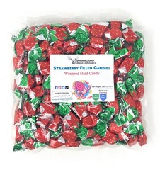Strawberry Filled, Wrapped Hard Candy – 2 lbs. ~ YANKEETRADERS® ~ FREE SHIPPING