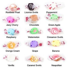 ASSORTED TAFFY ~ Creamy, colorful medley ~ Varied ~ SHIPS FREE