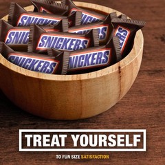 SNICKERS Milk Chocolate, Fun Size Candy Bars, Individually Wrapped (2 Pounds)