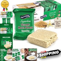 Melt-in-Your-Mouth Sugarless Halva Snacks in Vanilla – Israeli Treats 11 Count