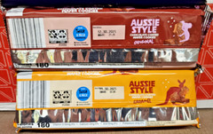 Benton’s Aussie Style Chocolate Coated Wafer Cookies Original & Caramel (2 Bags)