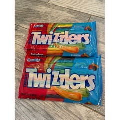 Twizzlers Rainbow Twists Candy 2 Pack 12.4 oz Bag NWT Fruit Flavored Licorice