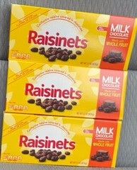3 Raisinets Milk Chocolate Covered Raisins – 3.1 Oz