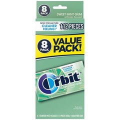 Sugar-Free Sweet Mint Gum Value Pack – 14ct/8pk
