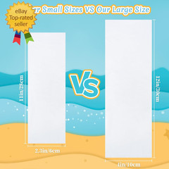 100 Ice Candy Plastic Bags – 4X12 Bolsas Para Bolis De Hielo Mexicanos