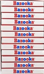 12x Throwback Original Bazooka Mini Wallet Bubblegum 6 Pieces Pack American Gum
