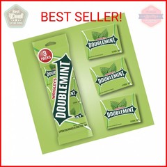 WRIGLEY’S Doublemint Chewing Gum Bulk Pack, 15 Stick Count (Pack of 3) – Gum Pac