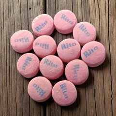 Rito Pink Wintergreen Mints 4 lbs.– 4 lb Bag Bulk Menta