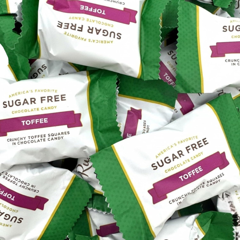 Sugar Free Toffee Filled Chocolate Delight-1 lb Deliciously Crafted for a Guilt-