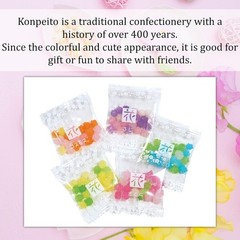 Candy Konpeito Hanatsume Japanese Sugar Candy 0.2oz 50count Crisp Texture New