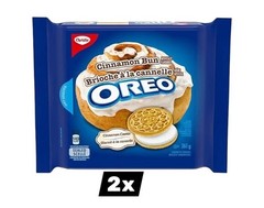 Oreo Cinnamon Bun Sandwich Cookies 261g (PACKS 2) FREE SHIPPING