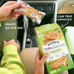 Nonni’s THINaddictives Almond Thin Cookies – 3 Boxes Pistachio Almond Cookie …