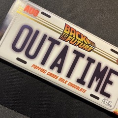 Back To The Future Chocolate Bar, Popping Candy, HTF!!! (1) OUTATIME