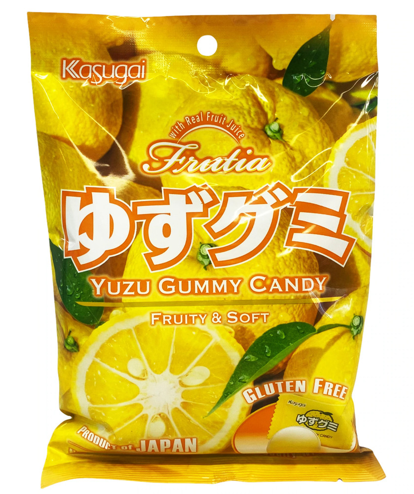 Japanese Kasugai Yuzu Gummy (Pack of One) / 3.59oz