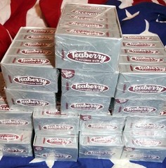 Teaberry Flavored Gum, 20 Packs of 5 Pieces Each (100) Pieces Of Gum 91060