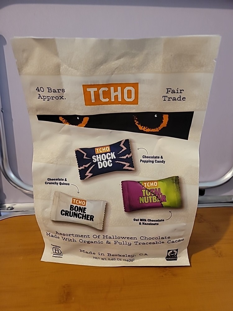 TCHO ASST Chocolate Bites Made W/Organic & Traceable Cacao 8.46oz Bb 12/2026