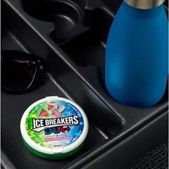 ICE BREAKERS Duo Fruit Plus Cool Watermelon Sugar Free Breath Mints Tins, 1.3 oz