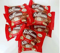 Akkond Koffano Tiramisu Candy 2 lb Chocolate Covered Souffle Coffee Flavor Rus