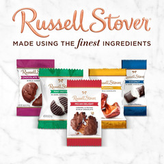 RUSSELL STOVER Milk Chocolate Pecan Delight Candy, 0.6 Oz. – 36 Ct. | Lunch Pack