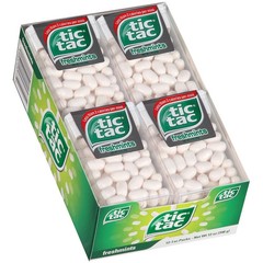 Tic Tac Freshmint Breath Mints, Bulk 12 Pack, On-The-Go 1.7 oz