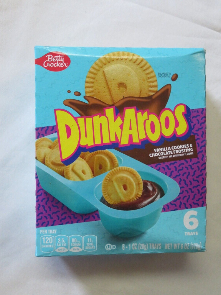 Betty Crocker DunkAroos Vanilla Cookies & Chocolate Frosting 6 Trays