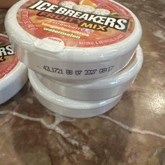 4 PACK Ice Breakers Fruity Mix Sugar Free Mints Limited Edition 1.5 oz Ea BB2027