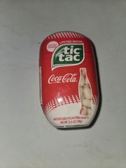 (1) One Tic Tac Limited Edition Coca Cola Pop Hard Candy Mint 3.4oz BB Sept 5 23