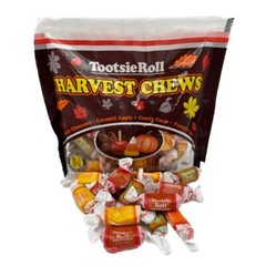 Tootsie Roll Harvest Chews Halloween Candy – 4 Fall Flavors – Pumpkin Spice, Etc