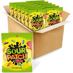 Sour Patch Kids Original Soft & Chewy Candy, Vegetarian, 3.6oz Pack of 12
