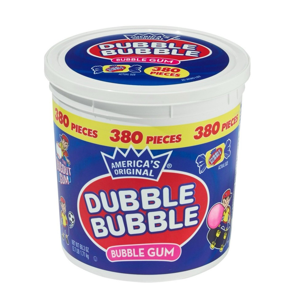 Dubble Bubble Bubble Gum ( 60.3 oz. 380 pcs.)