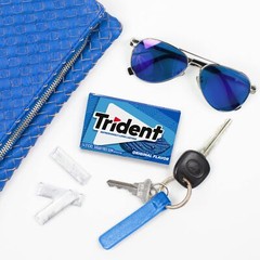 Trident Original Flavor Sugar Free Gum 12 Packs of 14 Pieces (168 Total Pieces)