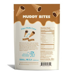 MUDDY BITES Milk Chocolate Waffle Cone Snacks – 4.25oz