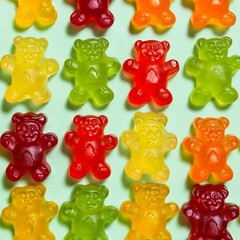 Black Forest Gummy Bears Soft Juicy Fruit Snacks 80oz 6 Flavors Resealable Bag