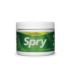 Spry Fresh Natural Peppermint Xylitol Gum 100 count Standard Packaging