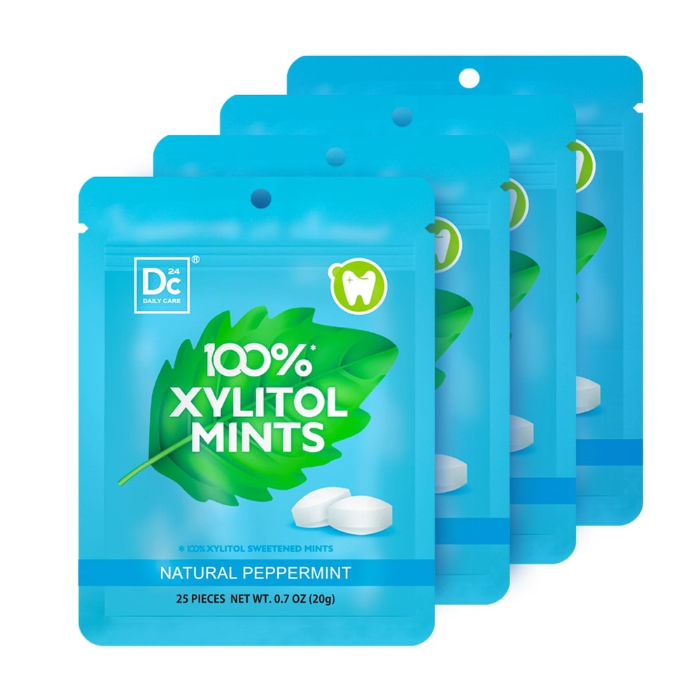 DC24 DAILY CARE 100% Xylitol Mints | Aspartame Free, Sugar Vegan,…