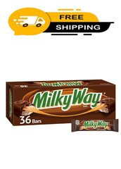 Milky Way Chocolate Candy Bars, Full Size, 1.84 oz., 36 pk.