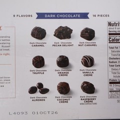 2 PACK Russell Stover Assorted Dark Chocolate Gift Box 16pc 9.4oz BB 07/2026+