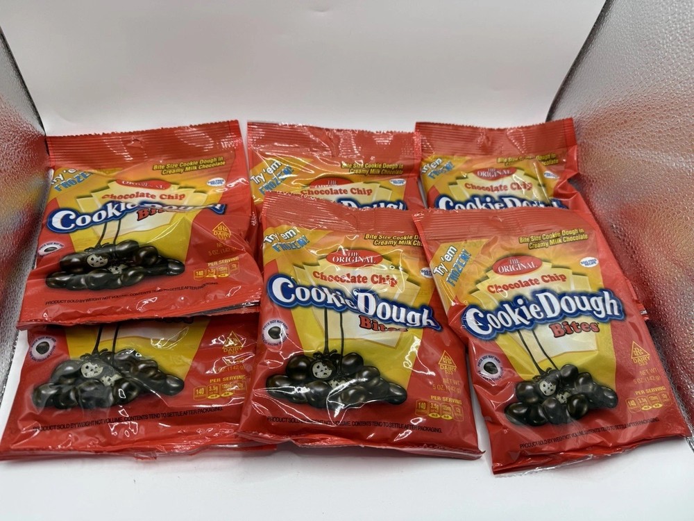 (6) The Original Chocolate Chip Cookie Dough Bites, 10.5 oz Each Bag, BB 07/2026