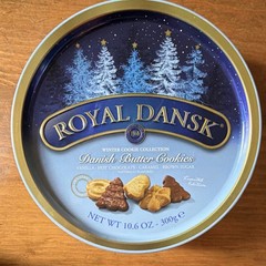 Royal Dansk Winter Cookie Collection Danish Butter Cookies Tin 10.6 oz