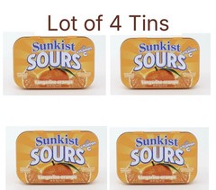 4’ Tin Sunkist Sours Tangerine Sugar Free 1.76 oz Each/3.5 Oz Total EXP 4/2029