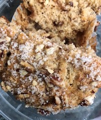 Crumb Topped Butter Pecan Muffins