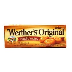 Werthers, Original Hard Candy Rolls, Count 12 (1.8-oz) – Sugar Candy / Grab