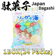 Soda Sea [24 packs] Japan Candy japanese MOCHI dagashi kashi