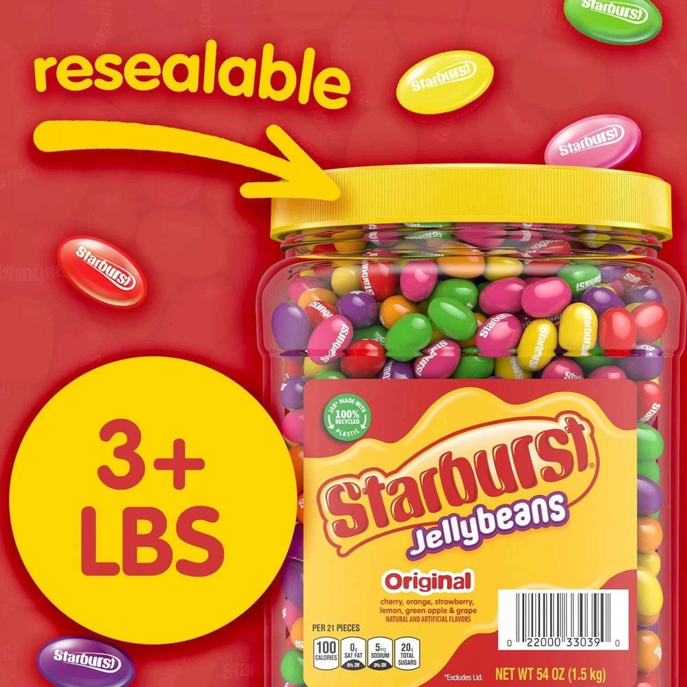 Starburst Original Easter Jelly Beans Chewy Candy, 54 Ounce Free shipping