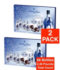 2-PACK Anthon Berg Chocolate Liqueur Liquor w 30-Year Fenjiu 66pcs 2.28Lbs Total
