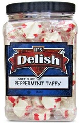 Soft Fluff Peppermint Taffy Chews by Its Delish – 16 Oz Jumbo Reusable…
