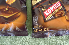Lot of 2 Packs of Kopiko Coffee Candy- 4.23 oz Each- Expires July 2026