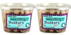 2 Packs Trader Joe’s Chocolatey Coated Chocolate Chip Dunkers 24 oz Each Pack
